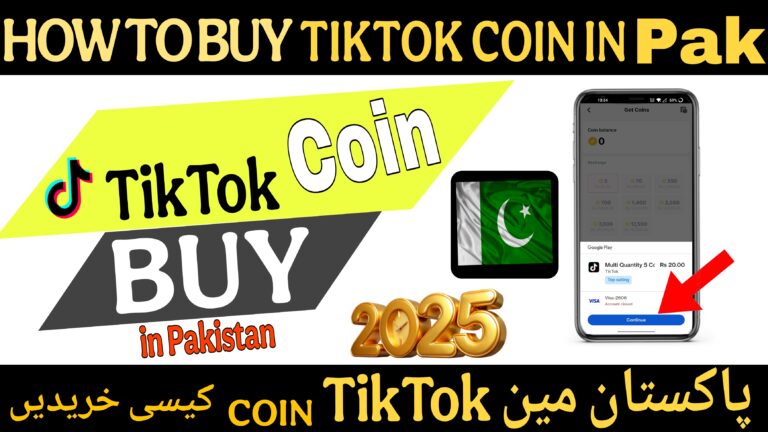 Buy TikTok Coins in Pakistan
