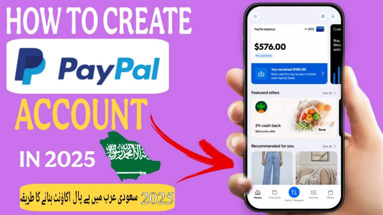 Create a PayPal Account Saudi
